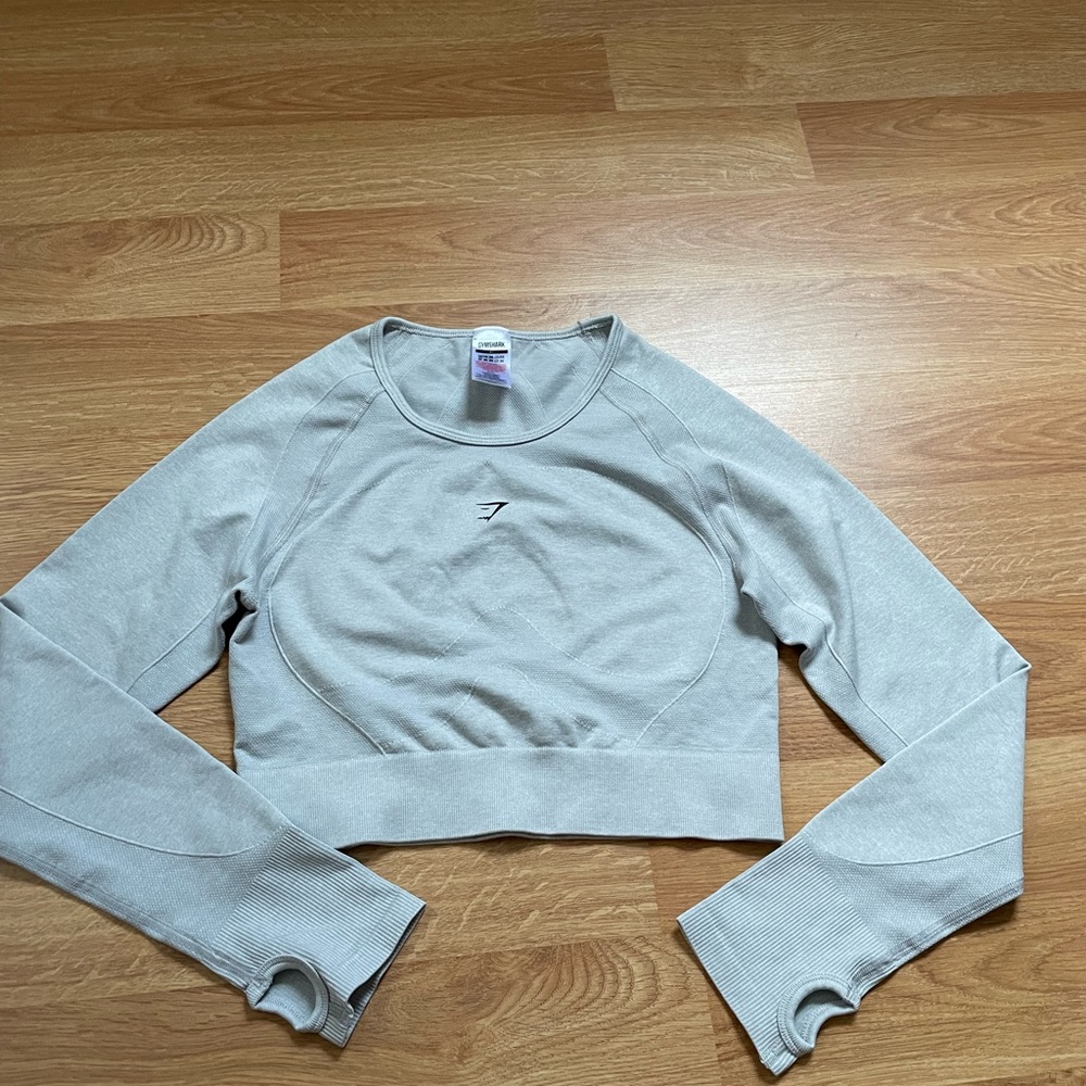 Gymshark long sleeve crop top